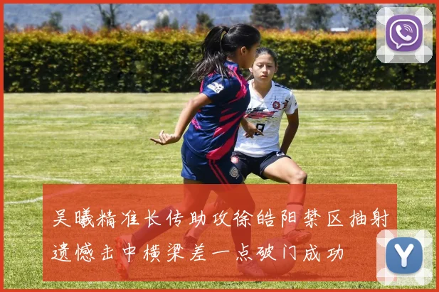 吴曦精准长传助攻徐皓阳禁区抽射遗憾击中横梁差一点破门成功